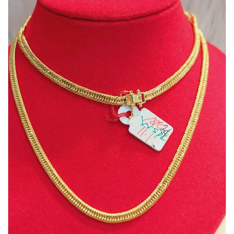 Pawnable Triple Lock Necklace Saudi Gold 18k Lazada PH