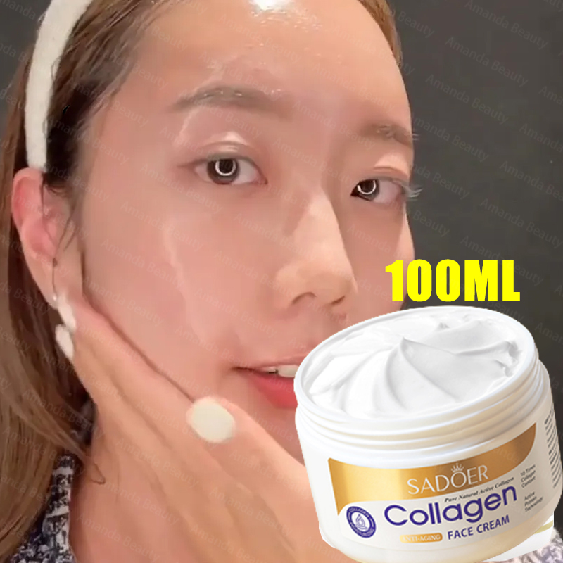 Collagen Face Cream 100g Natural Brightening Cream Whitening Concealer