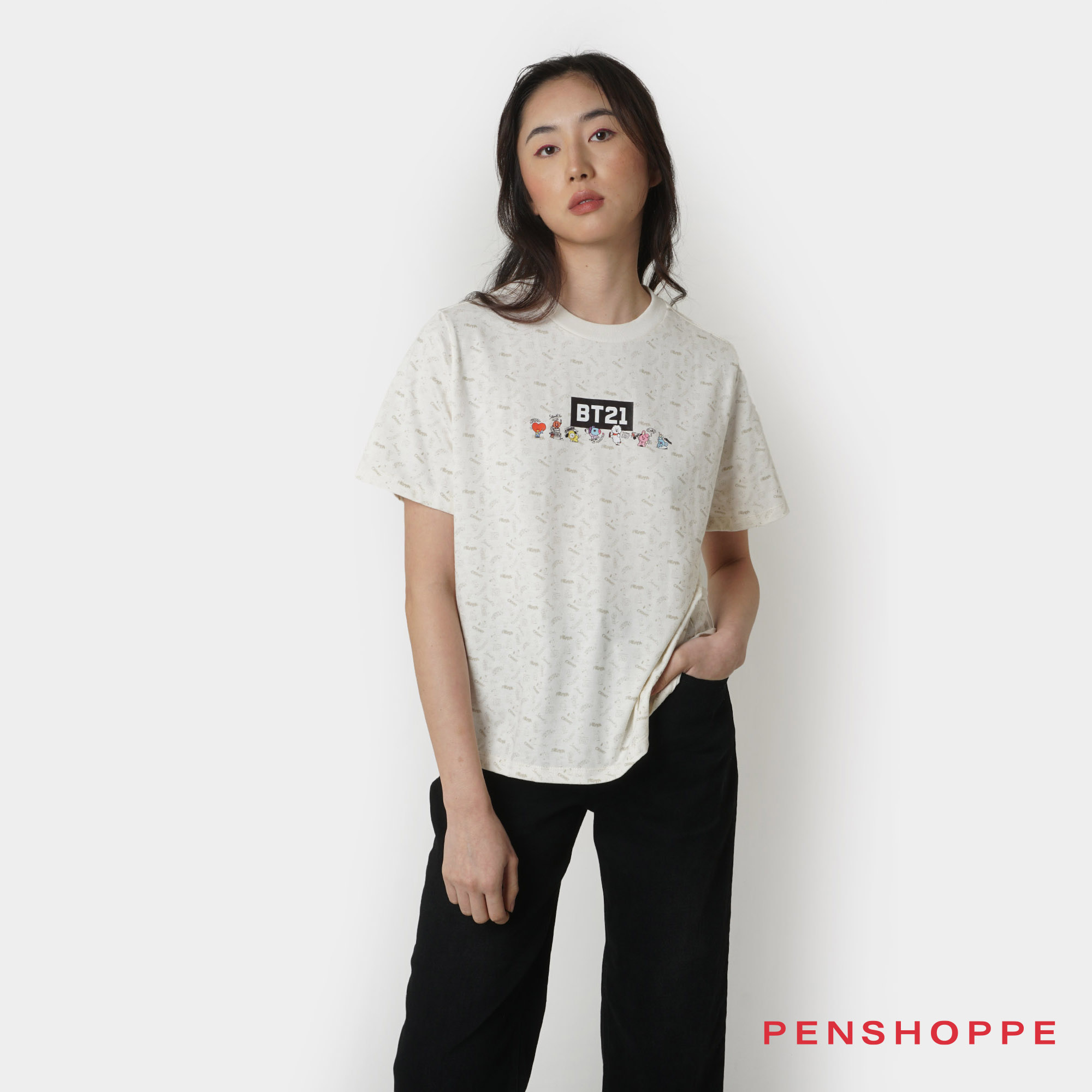 penshoppe t shirt plain white