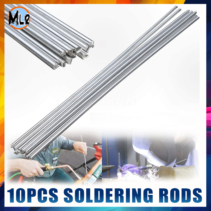 10pcs Low Temperature Aluminium Welding Rod Soldering Brazing Rods 3.2x230mm 