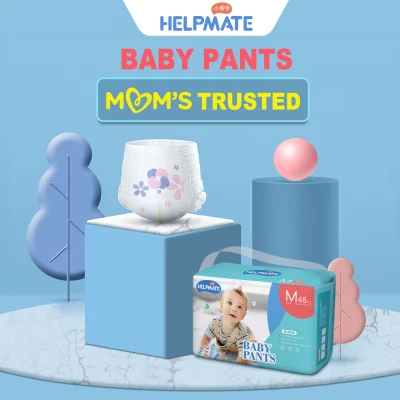Helpmate Baby Diaper Pants Disposable Diaper for baby M46/L42/XL40/XXL36/XXXL34