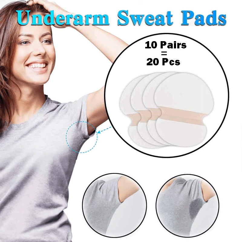 20pcs Underarm Sweat Pads Armpit Care Scent Perspiration Pad Absorbing ...