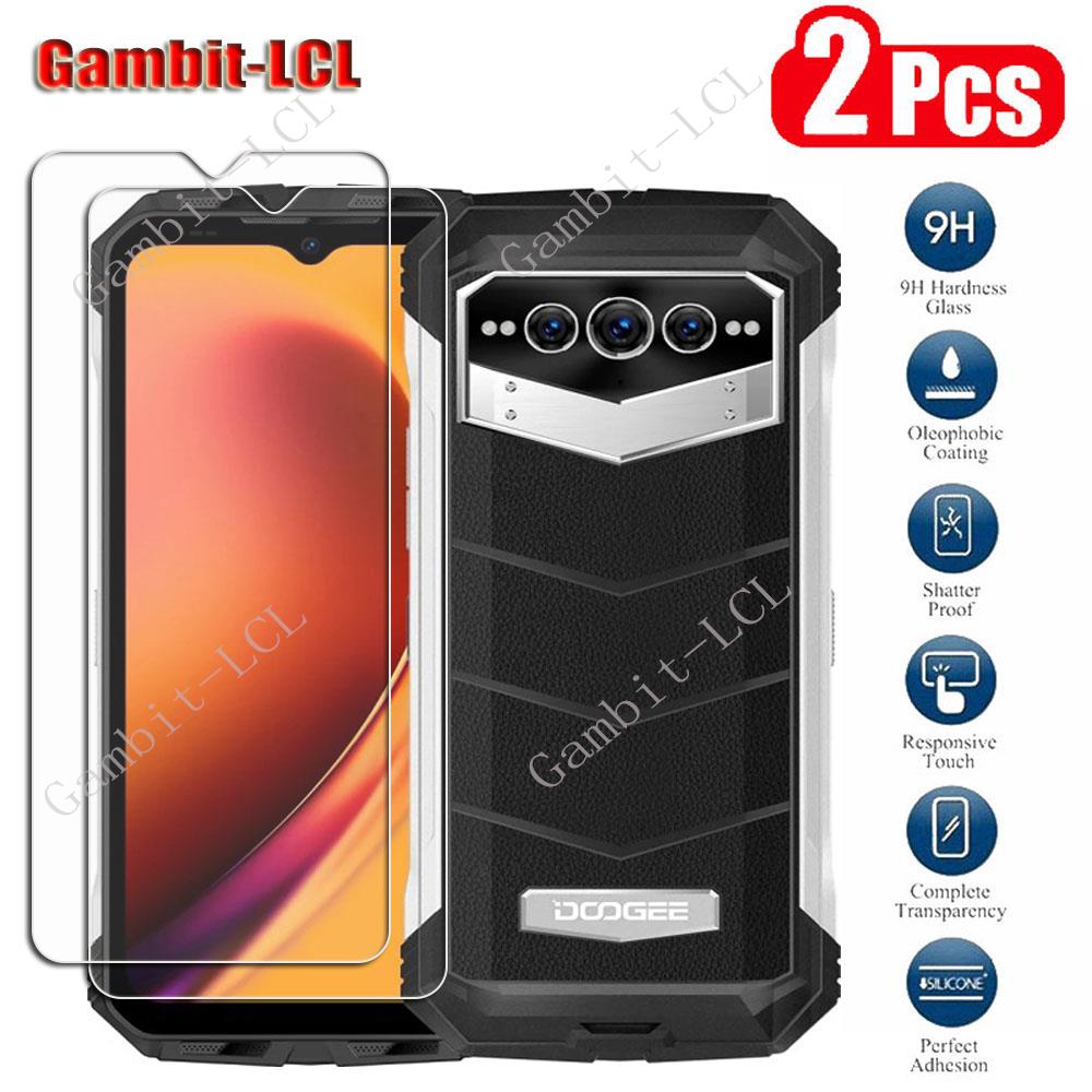 2 chiếc 9h hd ban đầu bảo vệ kính cường lực cho doogee v30 5g 6.58 "doogeev30 v max bảo vệ màn hình tấm bảo vệ bộ phim