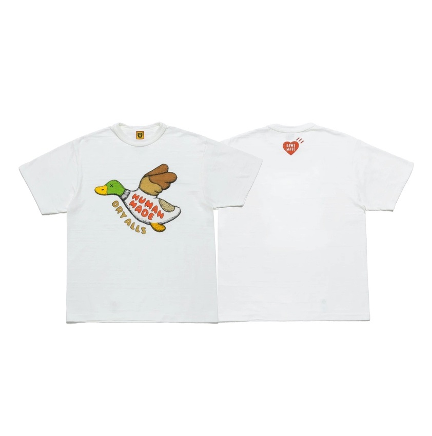 KAWS x Human Made #2 'Duck' Tee Black - KHM2DTB