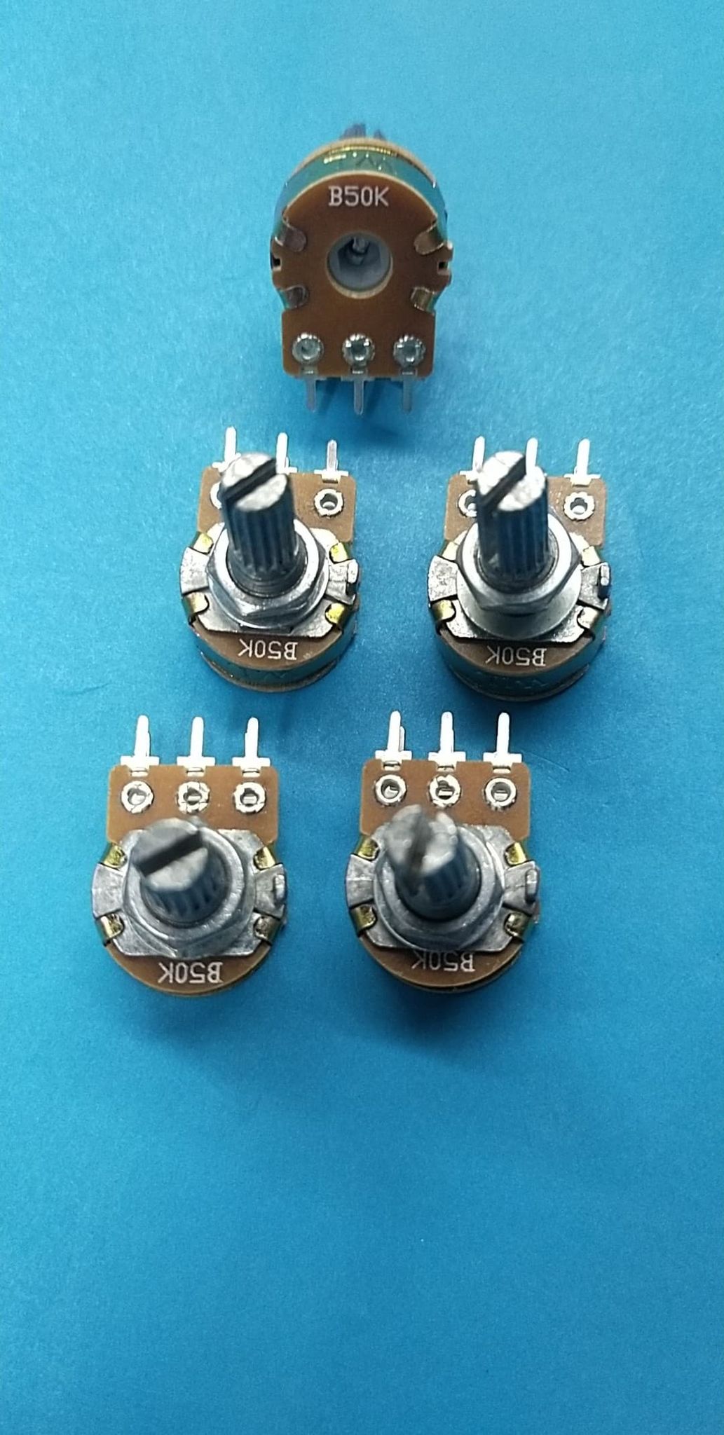 6PCS VOLUME CONTROL B50K 6 PINS POTENTIOMETER Lazada PH