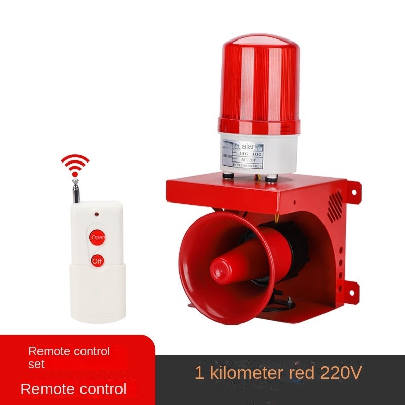 Home Office & Shop Fire Alarm Industrial Flashing Sound Strobe LED