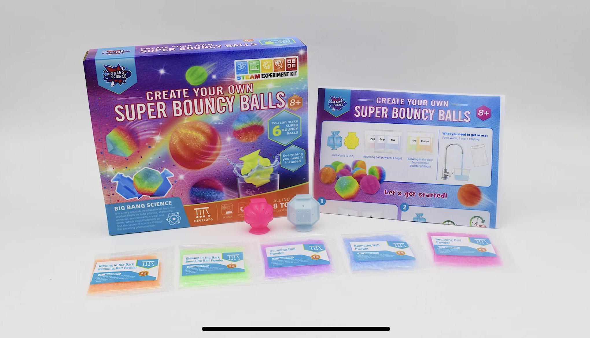 SUPER BOUNCY BALLS (Medium) Science Experiment Kit Lazada PH