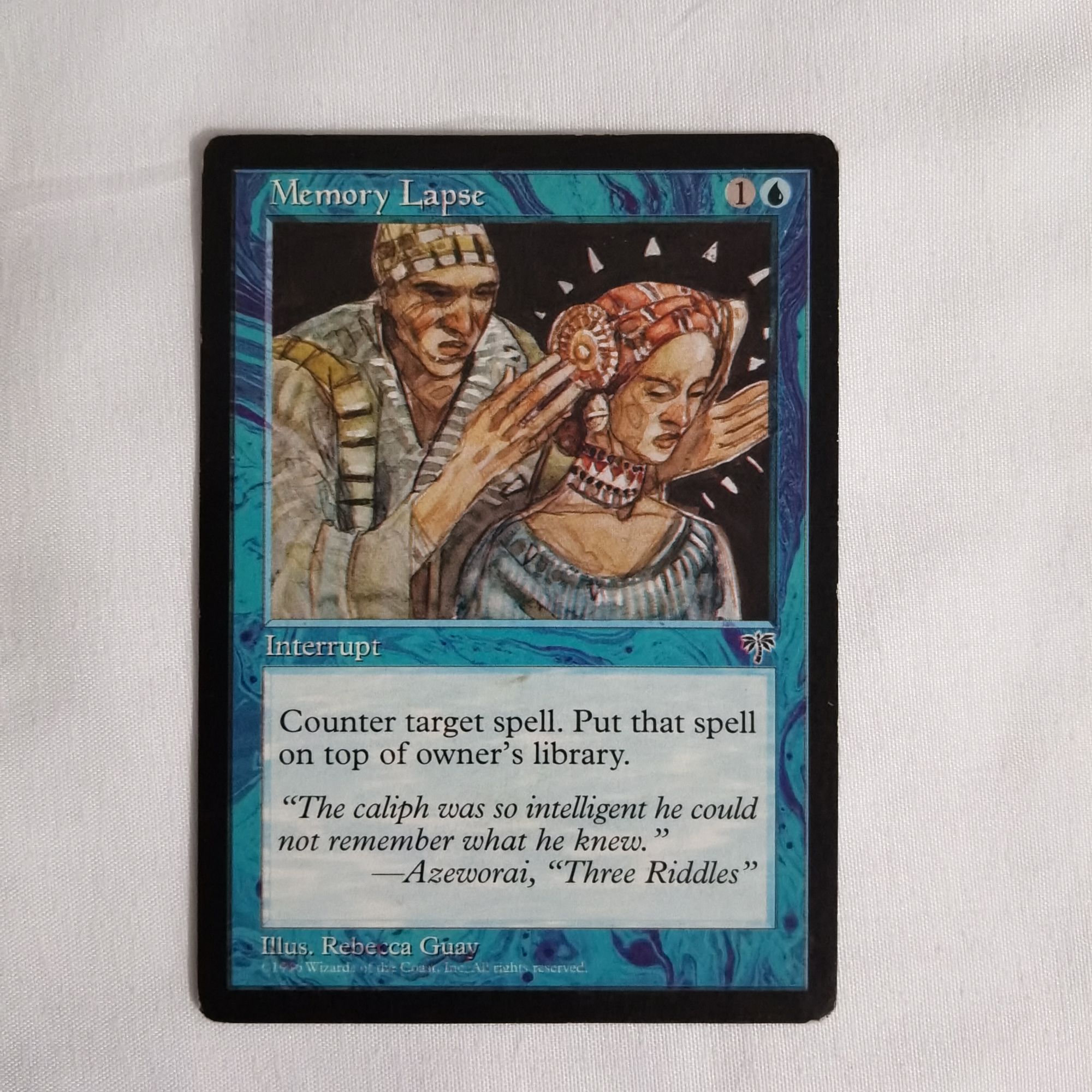 MTG Card MEMORY LAPSE Magic the Gathering Trading Card Game Blue ...