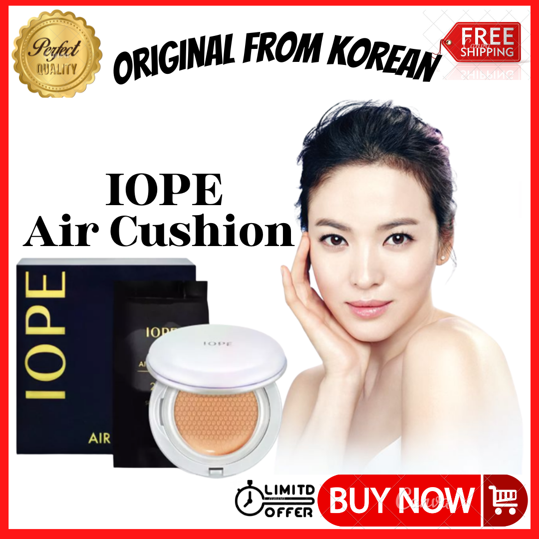 👩FLAGSGIP Original [10x Korean IOPE Air Cushion SPF 50+/PA+++ ( Made in