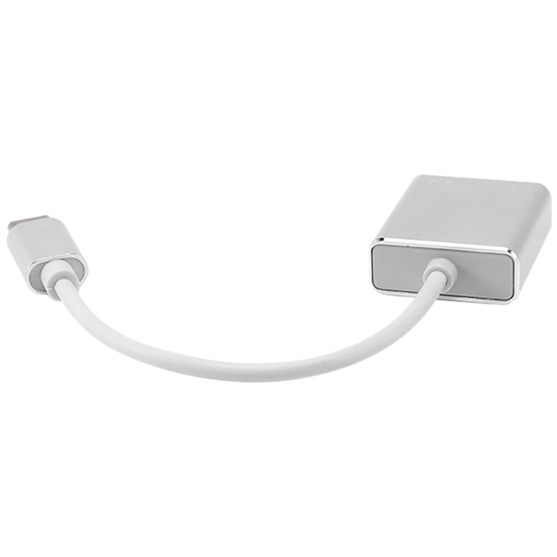 Connector Type C Cable Sound Card Splitter External Adapter Headphone Usb Sound Card External Adapter With 3.5Mm Female