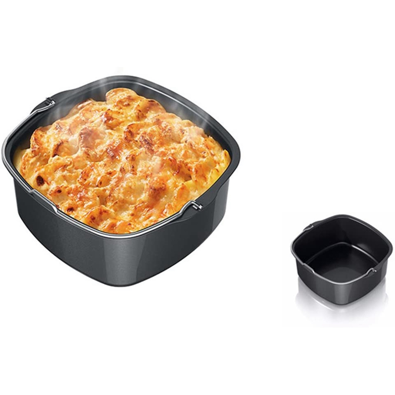 Air Fryer NonStick Baking Pan for Philips Airfryer,Power Airfryer,Silicone Oven Mitts Air Fryer