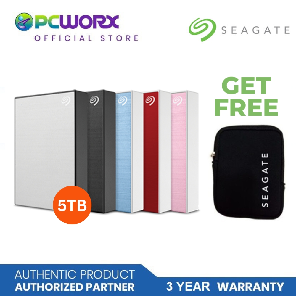 Seagate One Touch, 5TB, Hard Disk Esterno, Celeste, USB 3.0 per Computer Desktop, Portatili e Mac, 2 Anni Rescue Services (STKC5000402