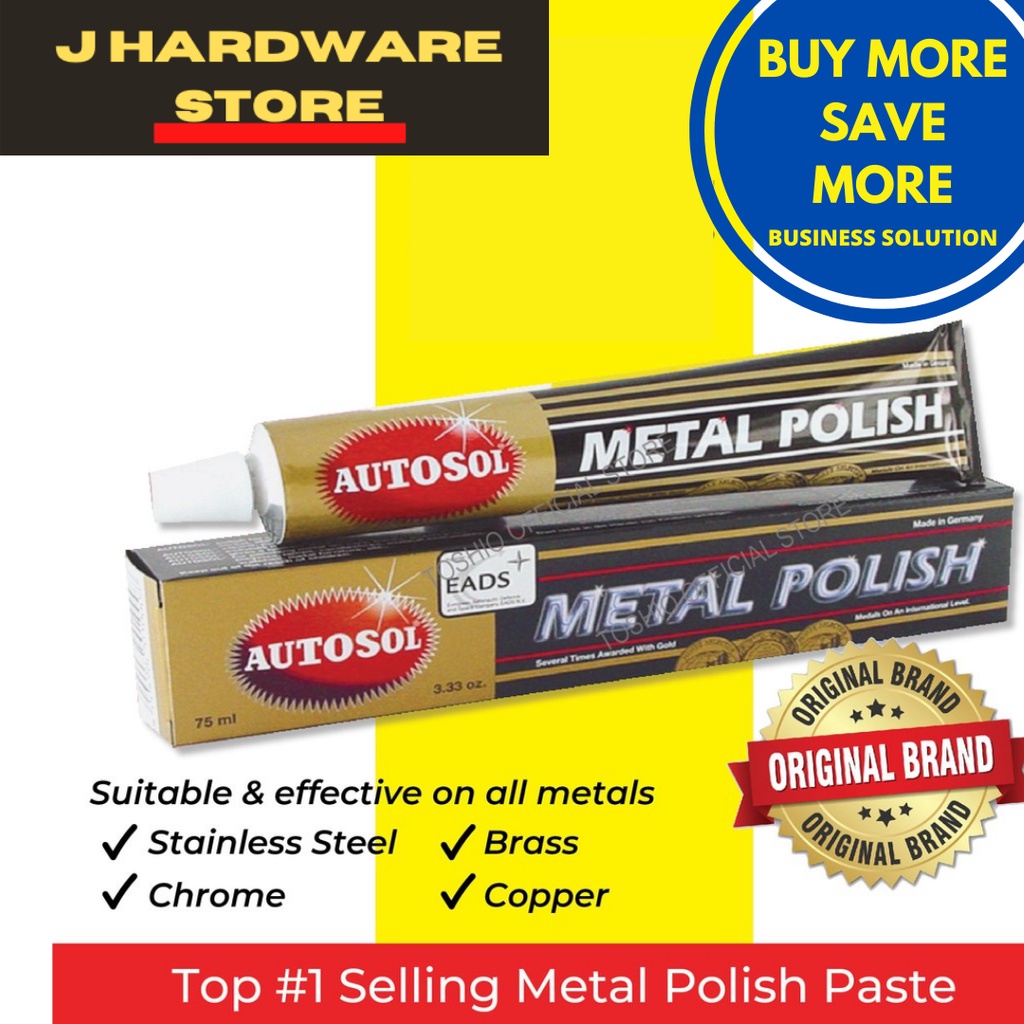 Super Autosol Metal polish paste 75ml Rust Remover polishing paste