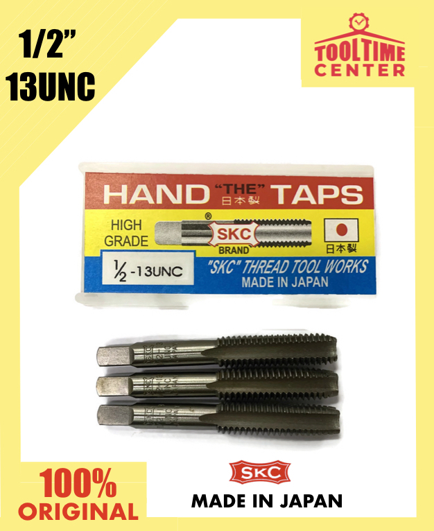 SKC 3 pcs. Hand Tap 1/2"13UNC Made in Japan Lazada