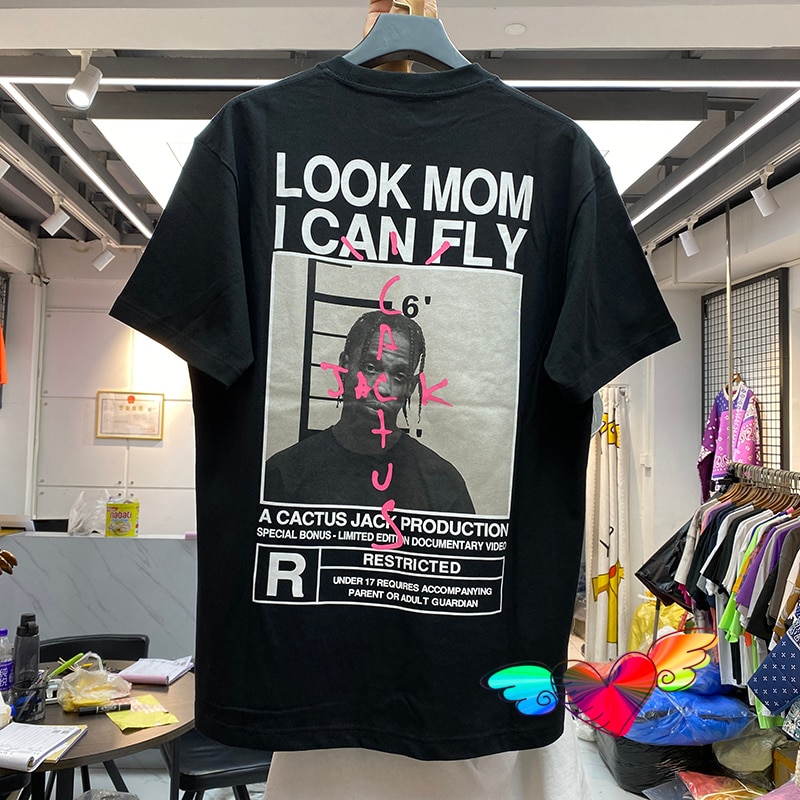 Cactus Jack T-shirt 2021 Summer Men 