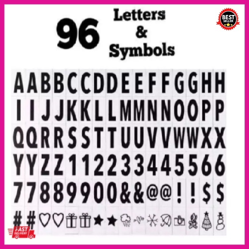 ABC Stickers - Black