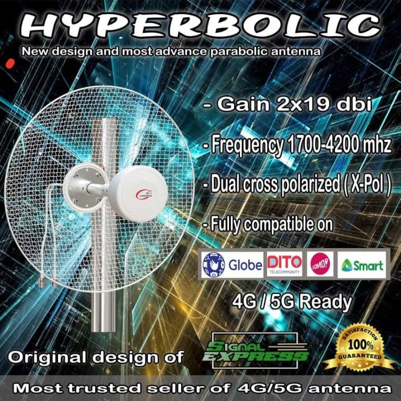 HYPERBOLIC ANTENNA(new generation of PARABOLIC ANTENNA/ LANBOWAN WIFI