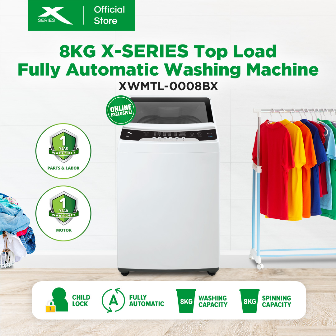 8kg top load fully automatic washing machine