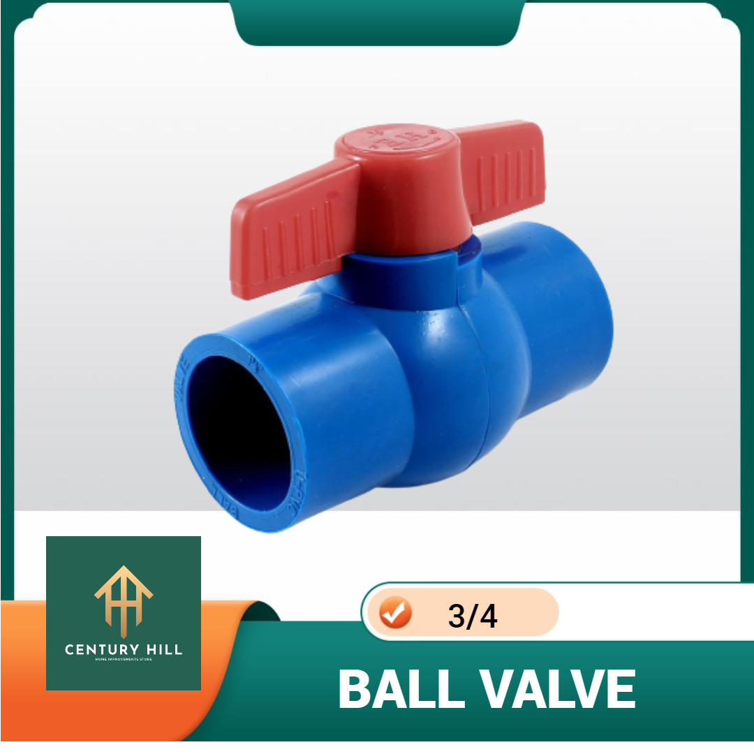 Pvc Ball Valve Compact 1/2 / 3/4 / 1 ( PLAIN) | Lazada PH