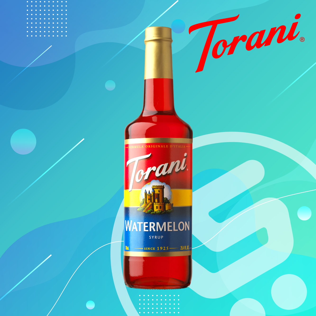 Torani Watermelon Syrup 750mL Lazada PH