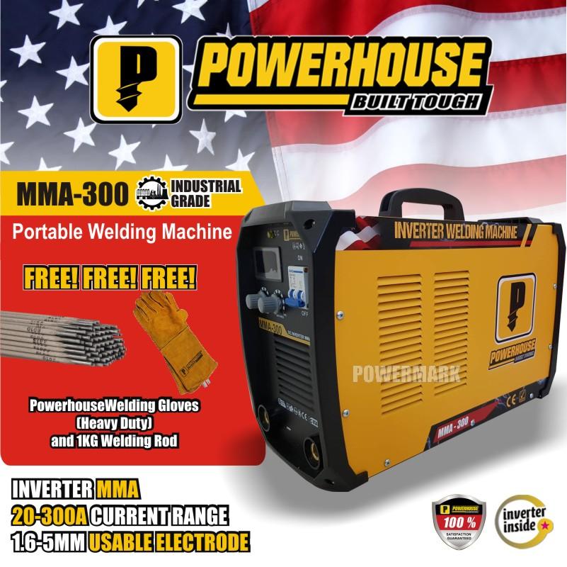 POWERHOUSE MMA-300 Inverter Welding Machine (Hyper Series) with FREE