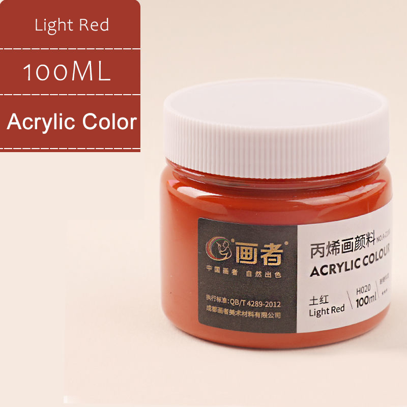 100ML Acrylic Paint Set for Painting Textile Nail Fabric Glass Art Pigment