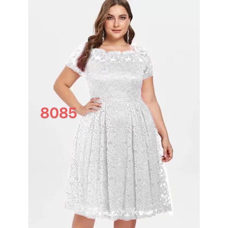 plus size dress formal angelfashion assorted plus size lace dress can fit to xl Lazada PH