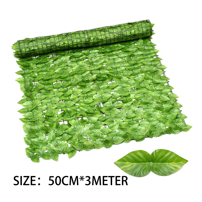Artificial Leaf Screening Roll Artificial leaf Net Wall Garden Fence