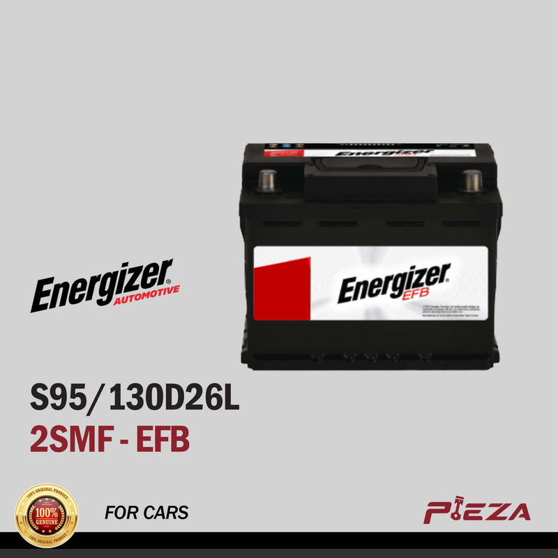 ENERGIZER 2SMF EFB S95/130D26L Premium Enhanced Flooded Battery
