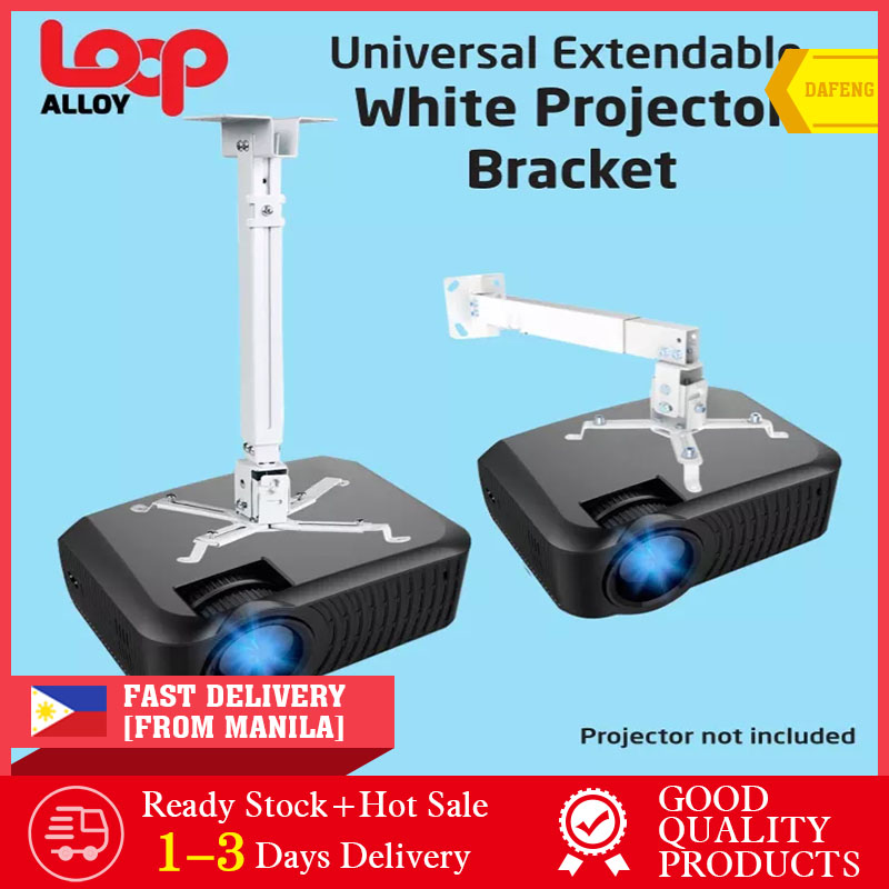 Loop Alloy White Projector Ceiling Mount Wall Bracket Lazada PH
