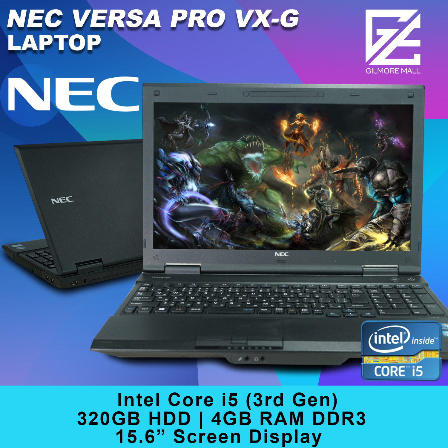 Nec Versapro Vx G Laptop Intel Core I5 3340m 4gb Ram Ddr3 3gb Hdd Free Bag And Charger We Also Have Monitor Laptop Desktop Computer Gaming Pc Cpu I3 I5