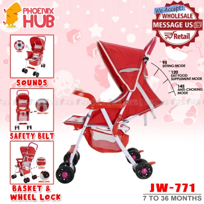 Phoenix Hub JW-771 Baby Stroller Travel System Super Lightweight Stroller Foldable Stroller Push Chair Portable Stroller
