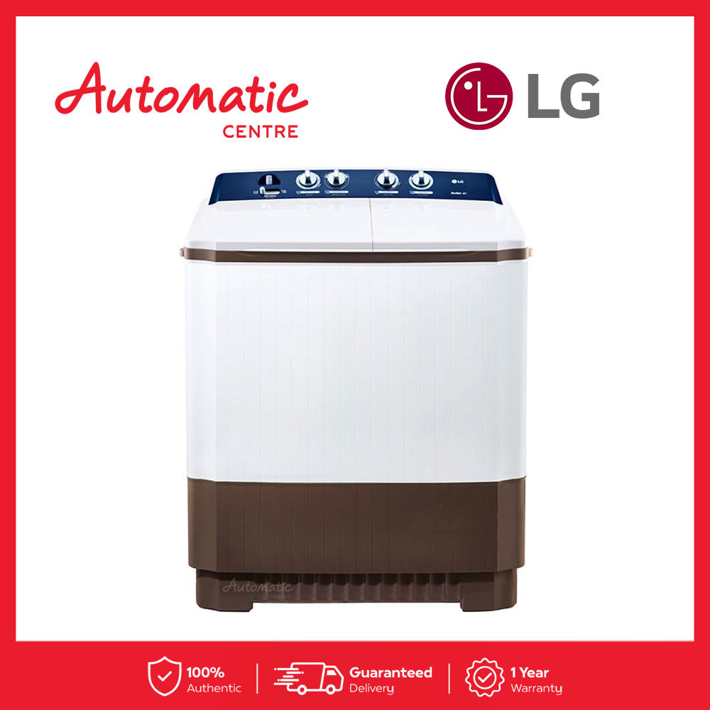 LG PT1200R 12kg Twin Tub Washing Machine with 3 Wash Programs Roller Jet Lazada PH