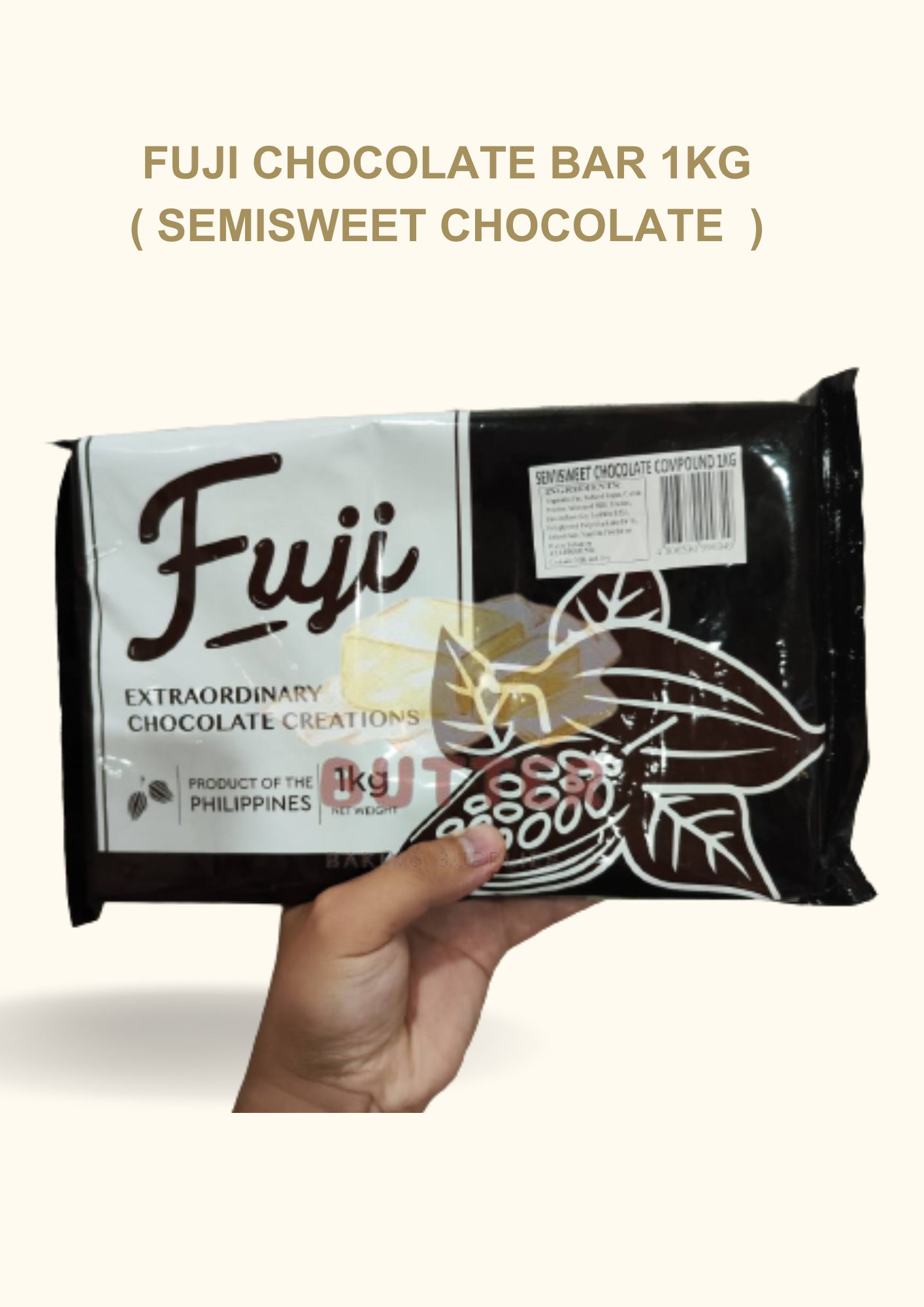 Fuji Chocolate Compound Bar Milk Chocolate Semi Sweet Chocolate Dark