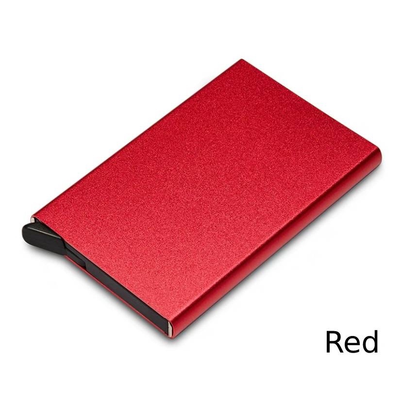RFID Blocking Slim Wallet Card Ejector Minimalist Protector Pop up Design Proof Security Lazada PH