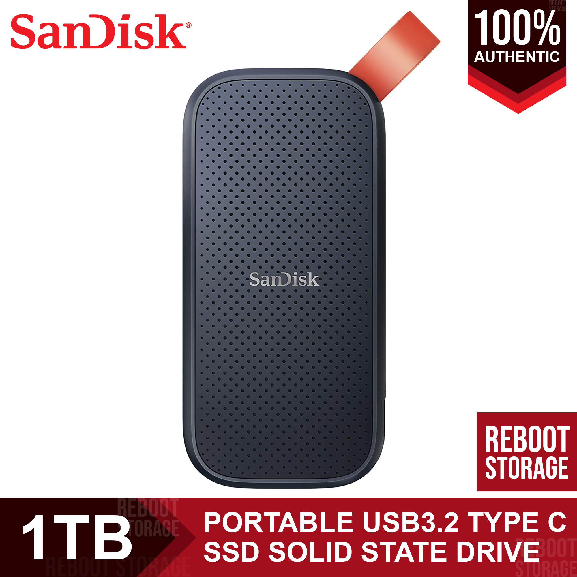 Sandisk Portable 1TB USB 3.2 Type C External SSD Solid State Drive 520MB/s  SDSSDE30-1T Lazada PH