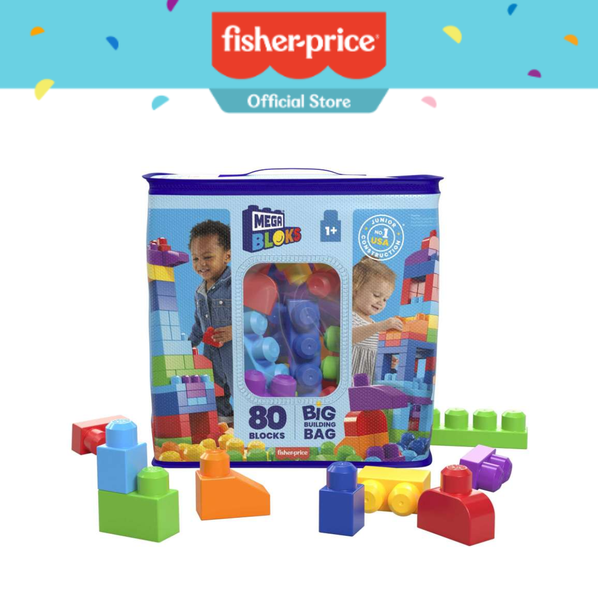 Fisher Price Mega Bloks First Builders® Big Building Bag (Blue