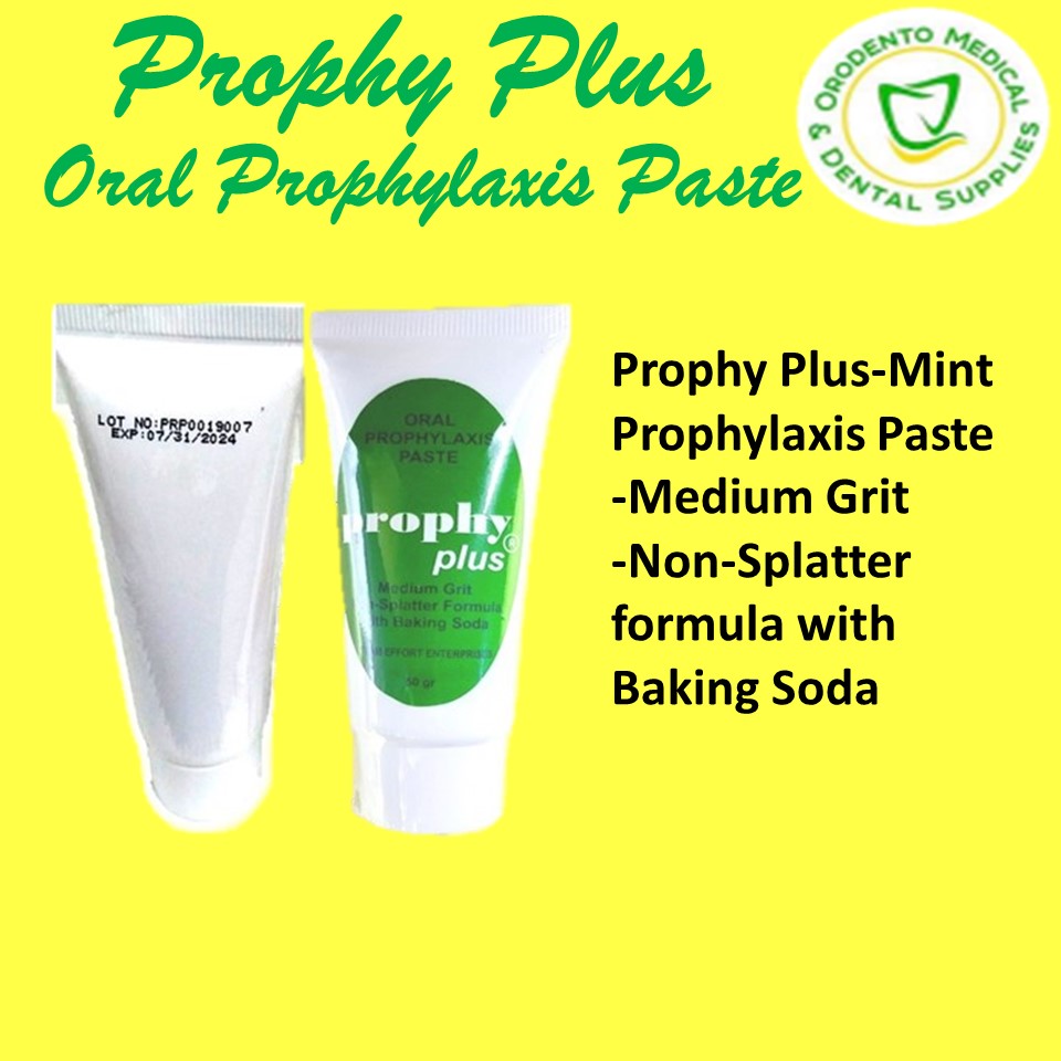 Prophy Plus Oral Prophylaxis Paste Mint Flavor 50 grams Lazada PH