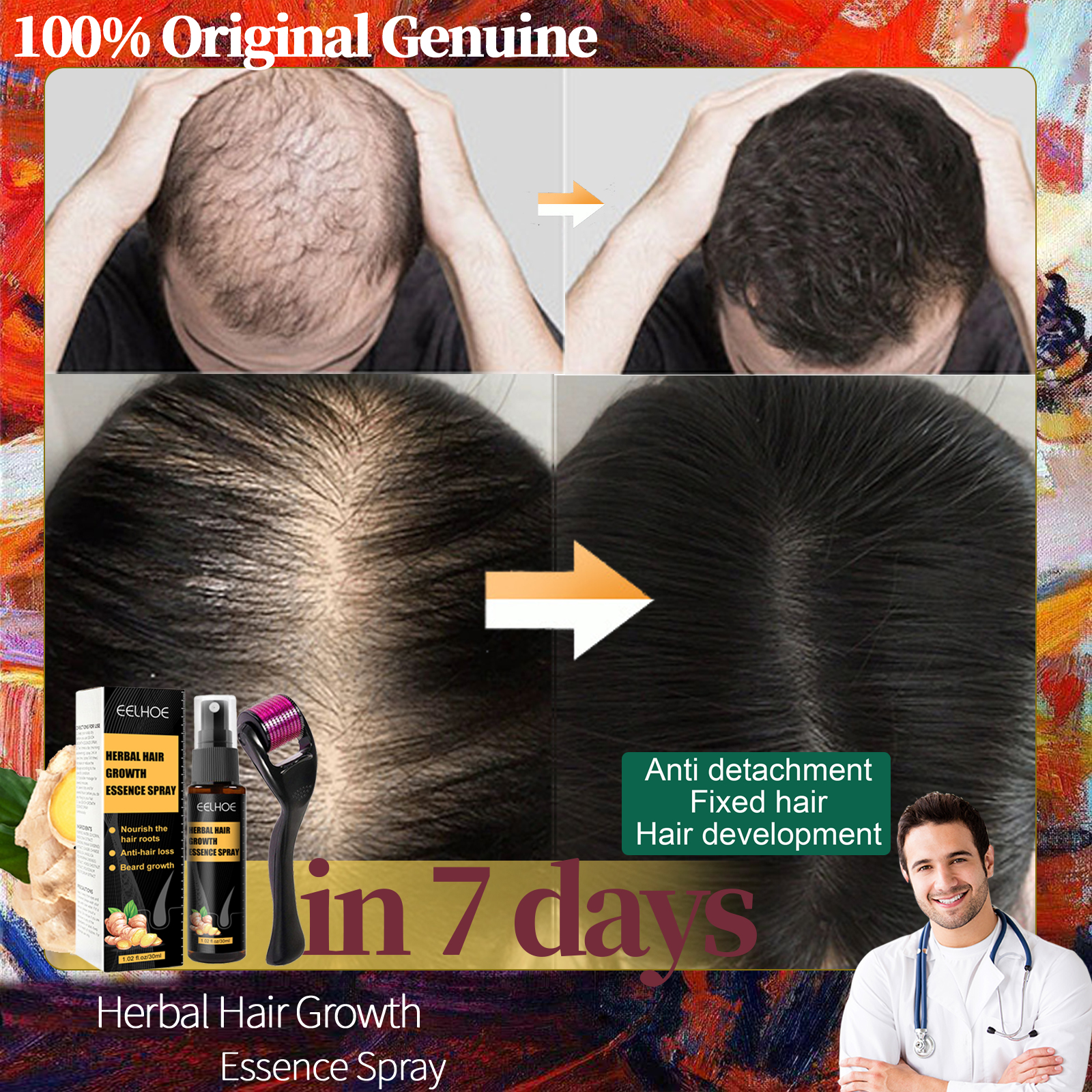 Minoxidil Hair Grower For Men Women Original Women Effective Hair