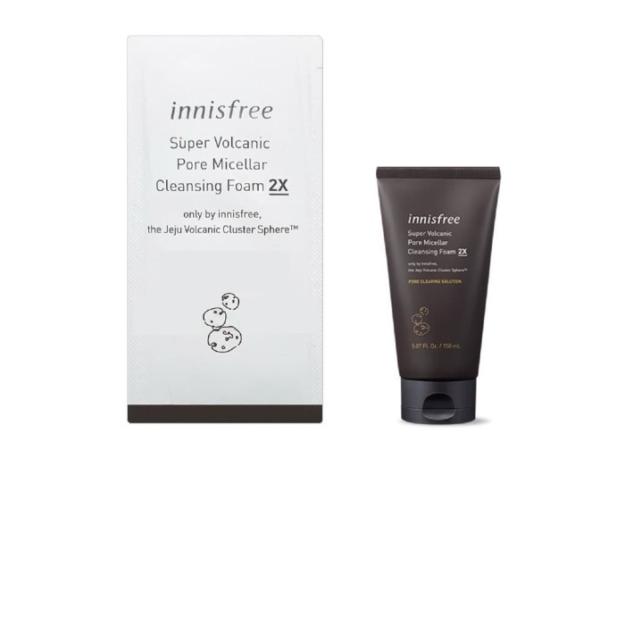innisfree super volcanic pore micellar cleansing foam 2x review