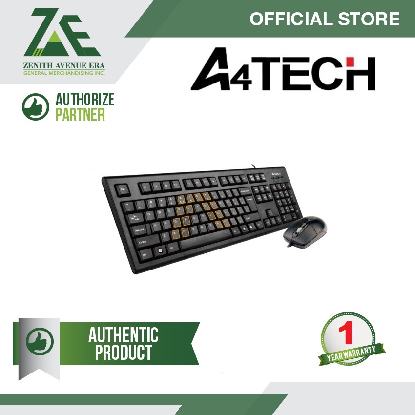 A4TECH KRS8572 USB Keyboard and Mouse Combo Lazada PH