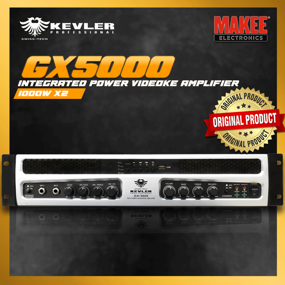 Kevler Gx5000 Integrated Power Videoke Amplifier 1000w X 2 With Bluetooth Lazada Ph