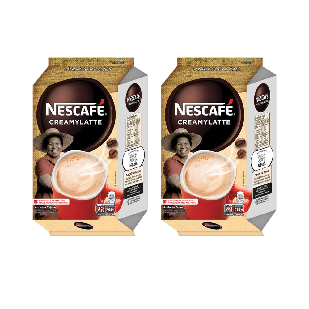 NESCAFE Creamy Latte 3-in-1 Coffee 25.5g - Pack of 60