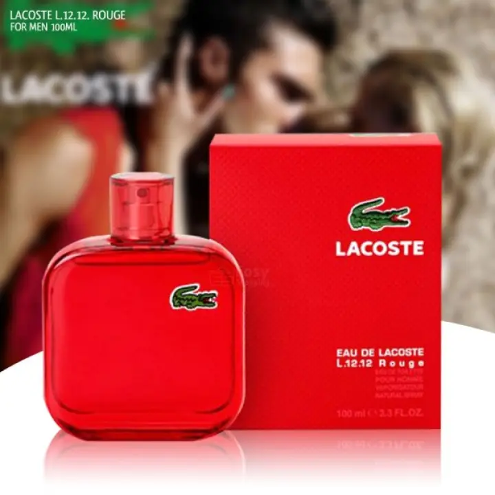 lacoste 12.12 red