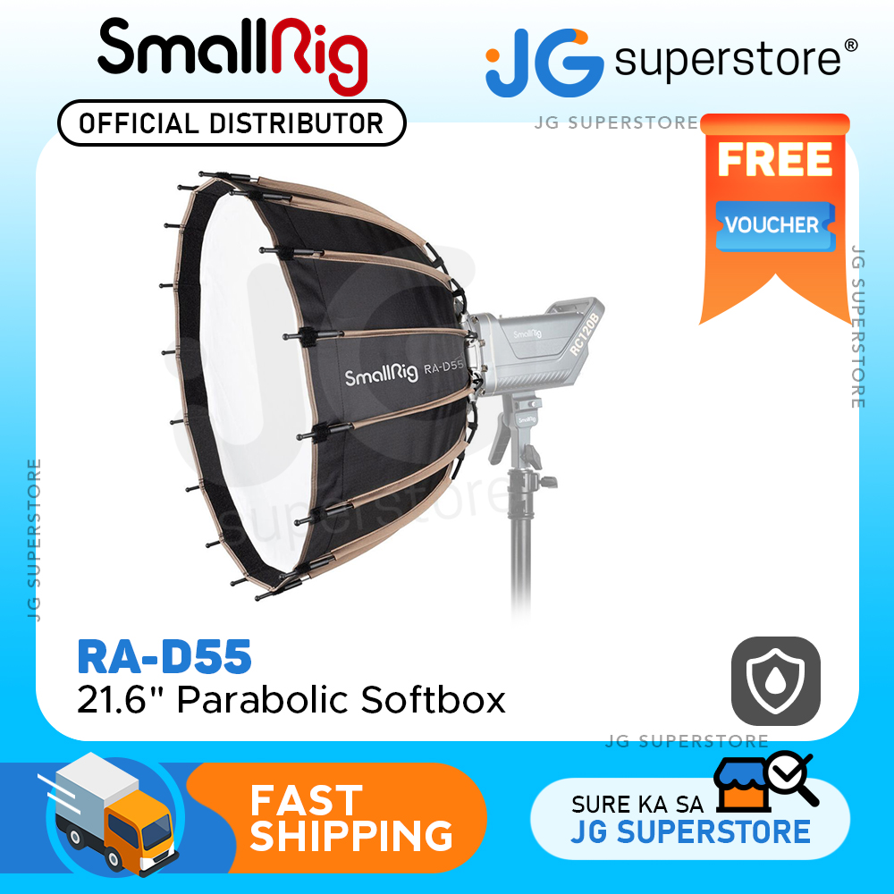 SmallRig RA-D85 Quick Release Parabolic Softbox (3586) - 33.5in/85cm, Bowens Mount For RC Series Lights