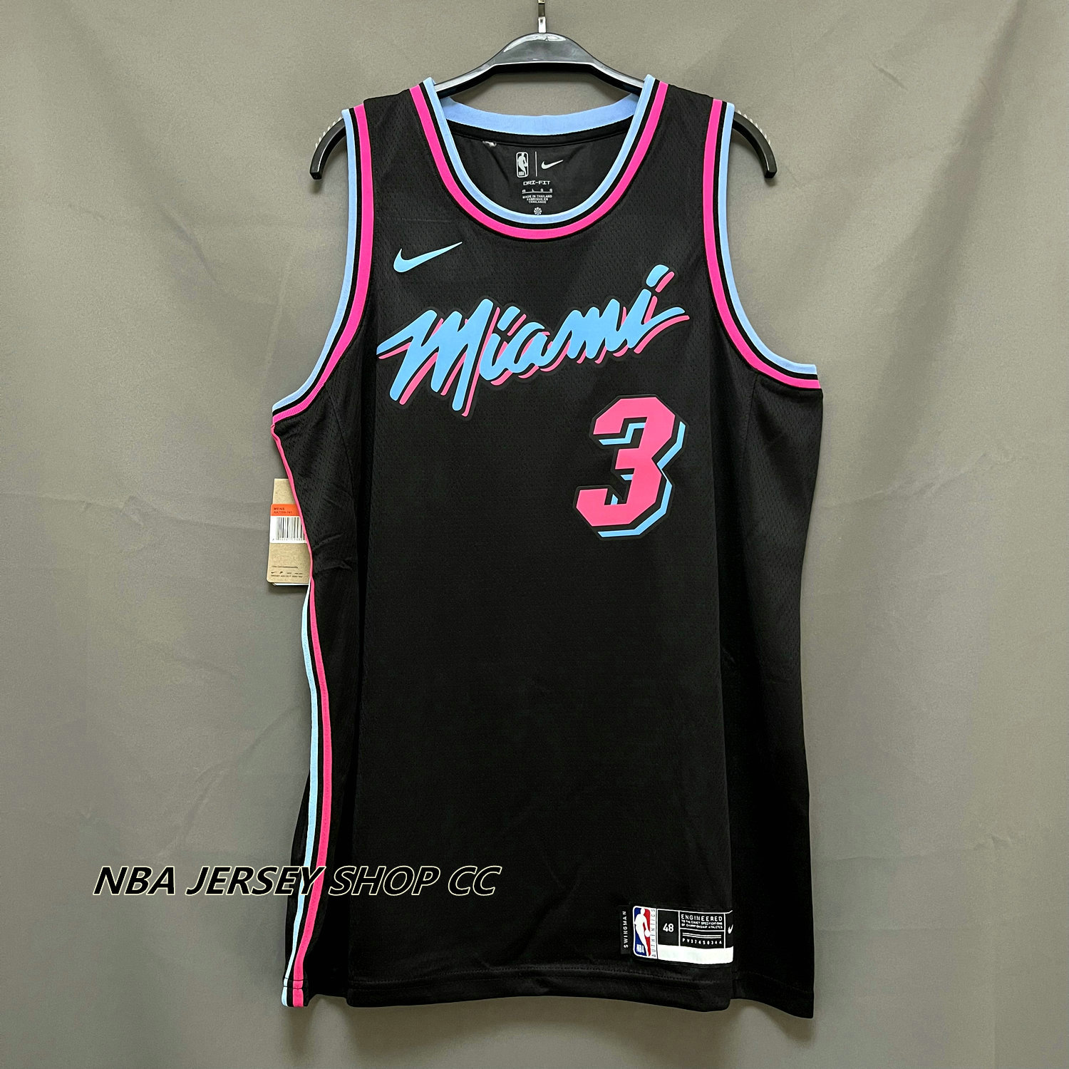 Dwyane Wade The City Miami Vice Miami Heat Jersey 48