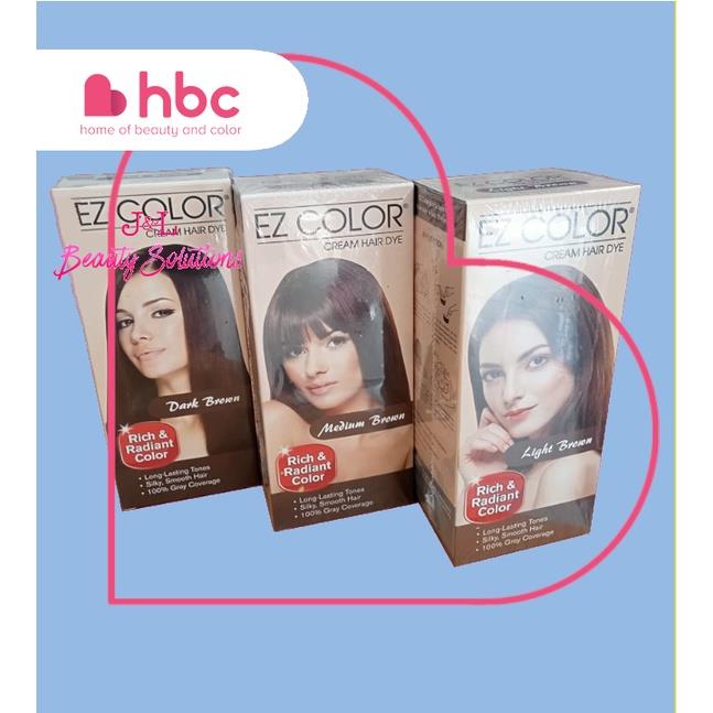 EZ COLOR cream Hair dye HBC Lazada PH