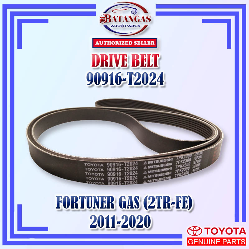 ORIGINAL DRIVE BELT (7PK2300) FOR TOYOTA FORTUNER GAS (20112020) 2TR