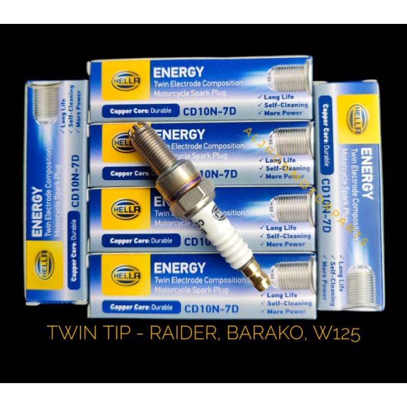 Hella Twin Electrode Spark Plug •Hella Sparkplug Lazada PH