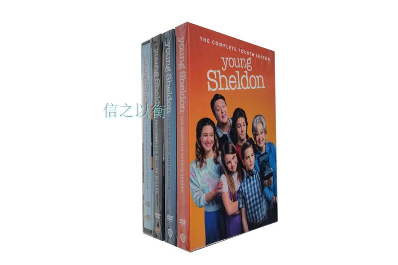 Little Sheldon young Sheldon Season 14 8DVD English pronunciation